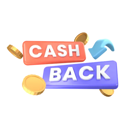 Cashback  3D Icon