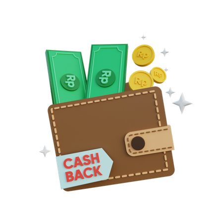 Cashback  3D Icon