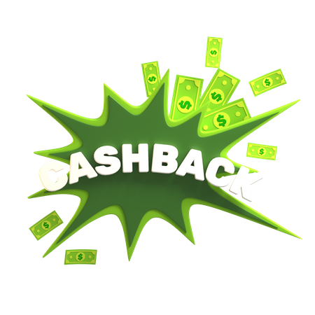 Cashback 3D Illustration