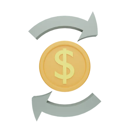 Coin 3 D Icon Illustration 3D Icon