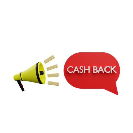 Cashback-Aktion  3D Icon