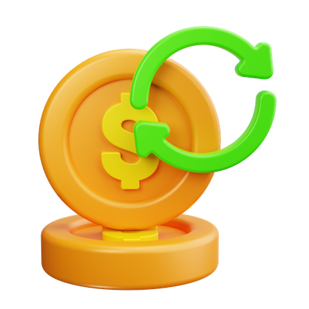 Ciclo de cashback  3D Icon