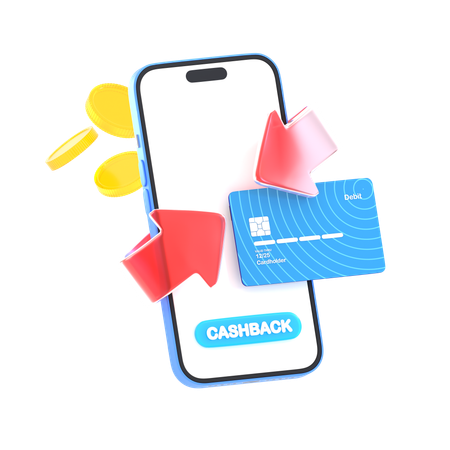 Cashback Offers  3D Icon