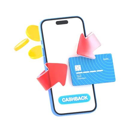 Cashback Offers  3D Icon