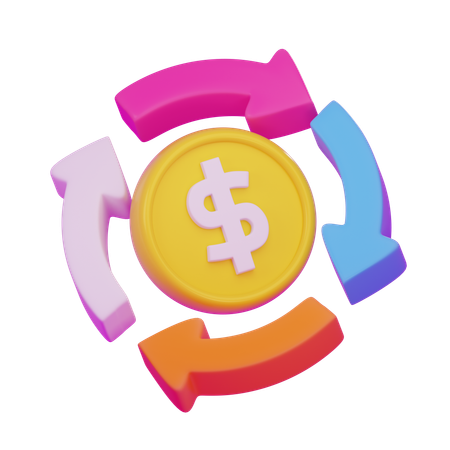 Cashflow  3D Icon