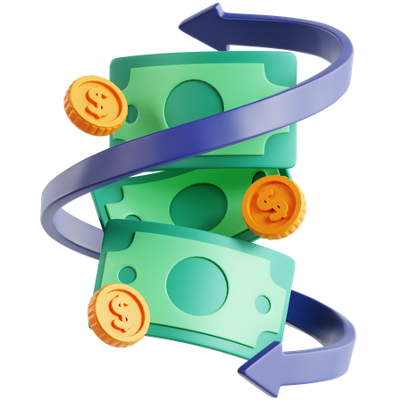 Cashflow  3D Icon