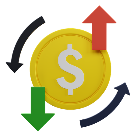 Cashflow  3D Icon