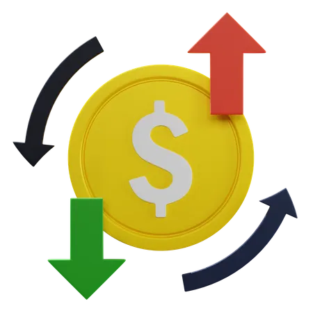 Cashflow  3D Icon