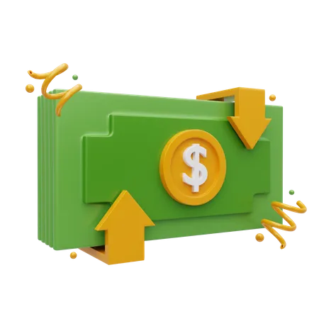 Cashflow  3D Icon