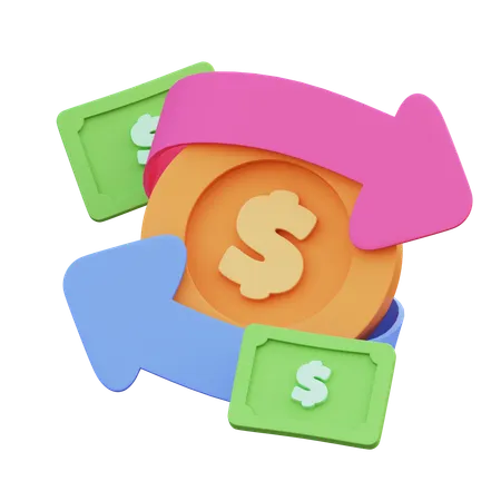 Cashflow  3D Icon