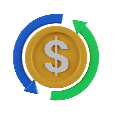 Cashflow  3D Icon