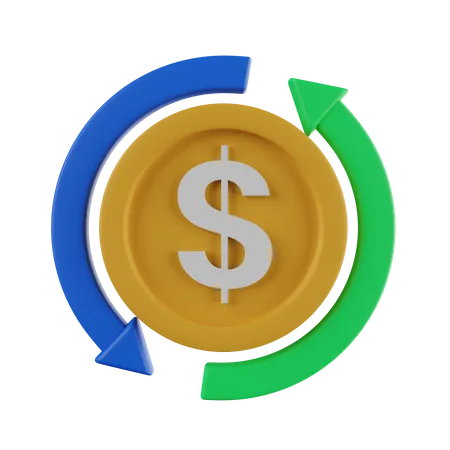 Cashflow  3D Icon