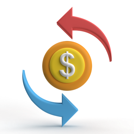 Cashflow  3D Icon