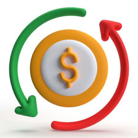 Cashflow  3D Icon