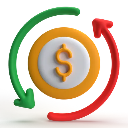 Cashflow  3D Icon