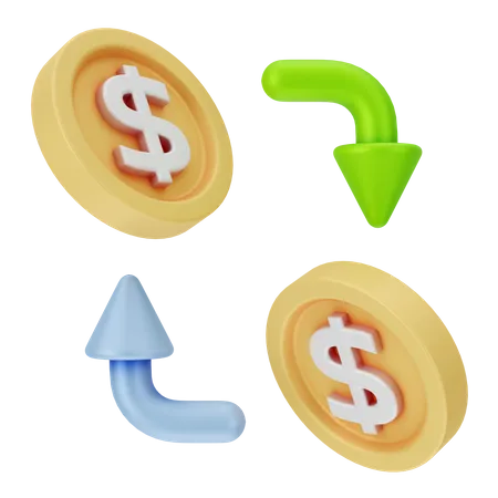 Cashflow  3D Icon