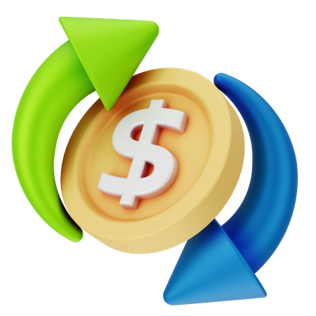 Cashflow  3D Icon