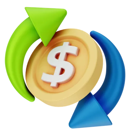 Cashflow  3D Icon