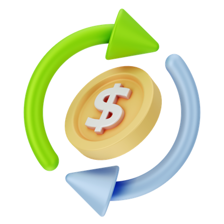 Cashflow  3D Icon