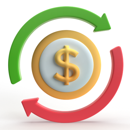 Cashflow  3D Icon