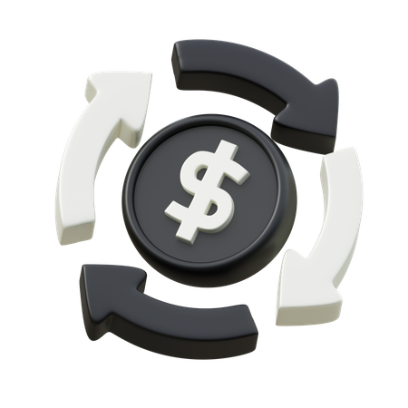 Cashflow  3D Icon