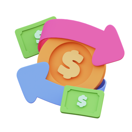 Cashflow  3D Icon