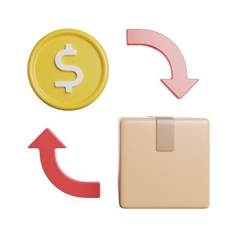 Cashflow-Geld  3D Icon