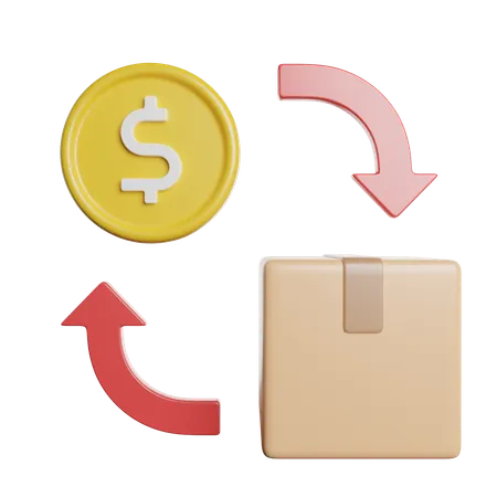 Cashflow-Geld  3D Icon