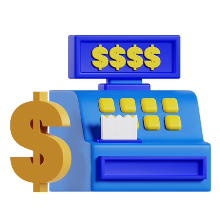 Cashier  3D Icon