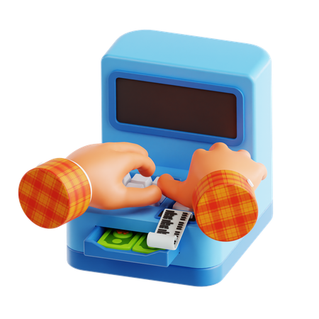 출납원  3D Icon
