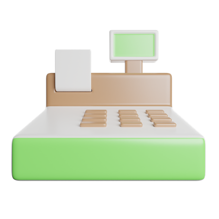 출납원  3D Icon