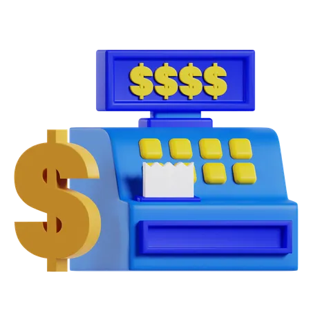 Cashier  3D Icon