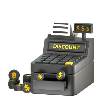 Cashier  3D Icon