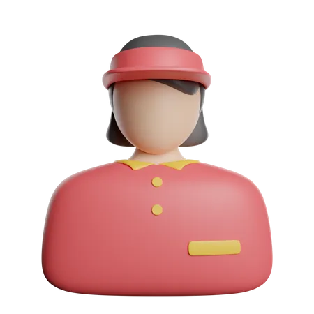 Cashier  3D Icon