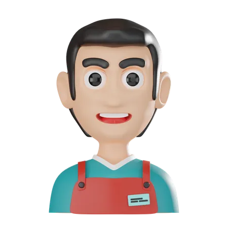 Cashier  3D Icon