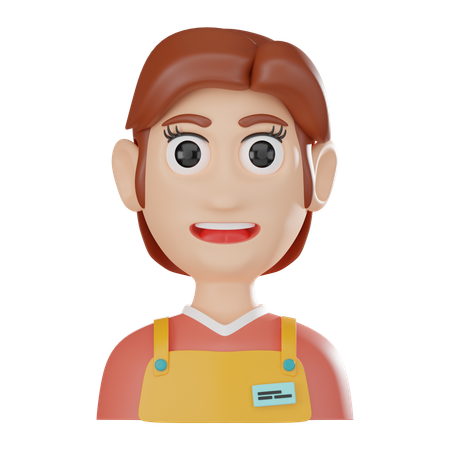 Cashier  3D Icon