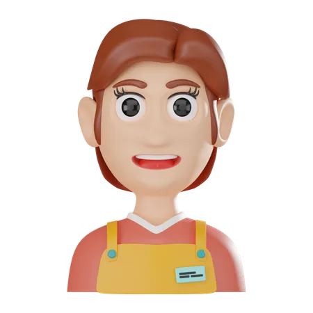 Cashier  3D Icon