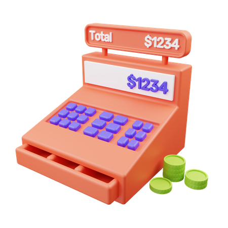Cashier  3D Icon