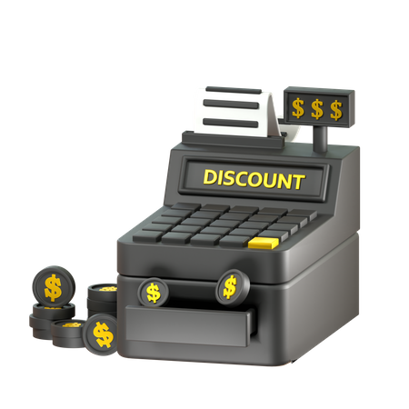 Cashier  3D Icon