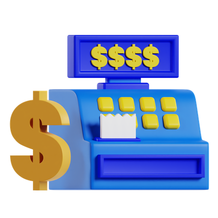 Cashier  3D Icon