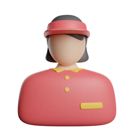 Cashier 3D Icon