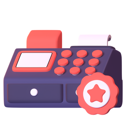 Cashier Badge  3D Icon