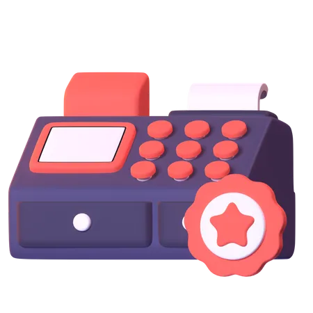 Cashier Badge  3D Icon