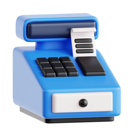Cashier Box  3D Icon
