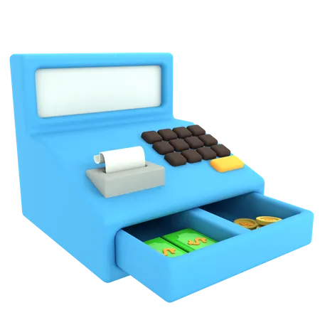 Cashier Machine  3D Icon