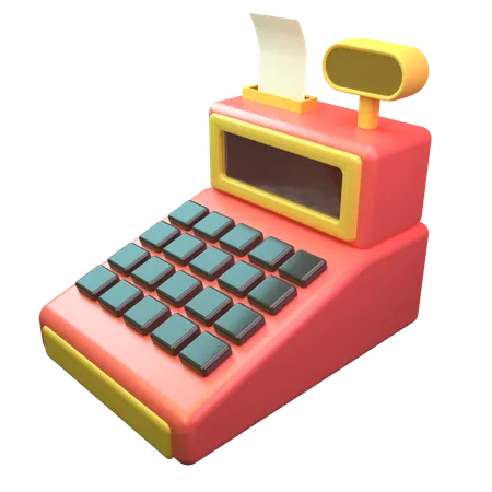 Cashier Machine  3D Icon