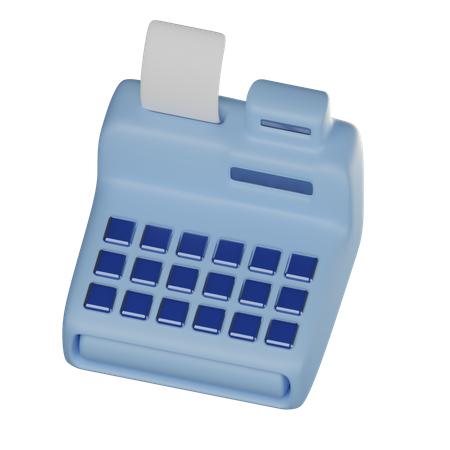 Cashier Machine  3D Icon