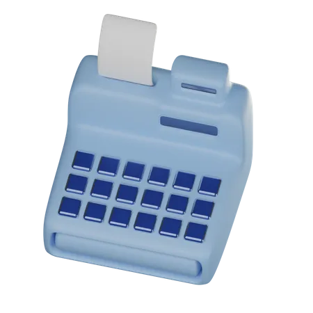 Cashier Machine  3D Icon