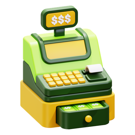 Cashier machine  3D Icon