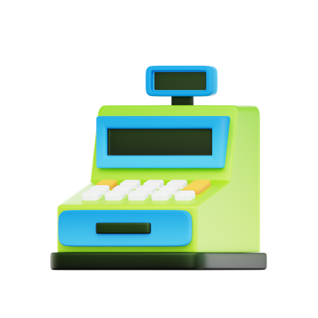 Cashier Machine  3D Icon